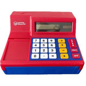 Learning Resources Pretend & Play Calculator Register Classic Counting Tool